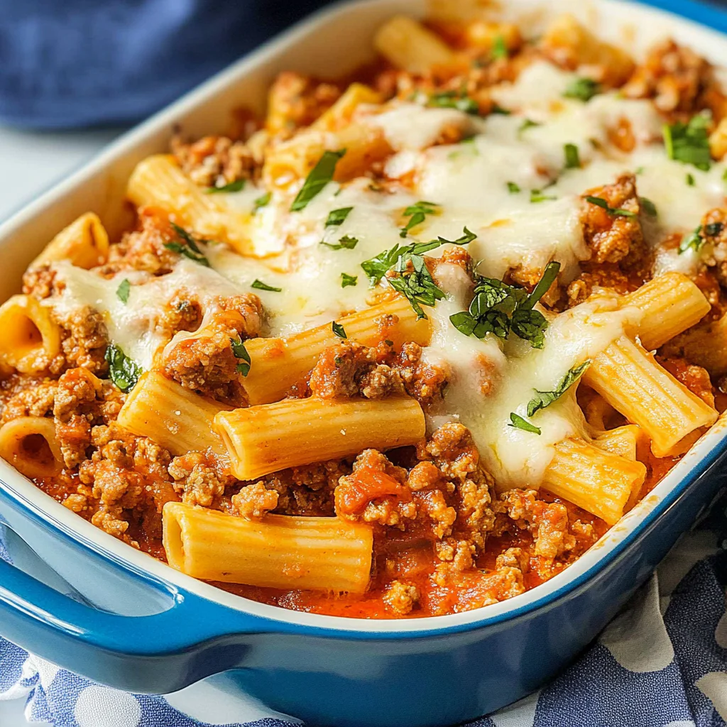 baked ziti with italian sausage