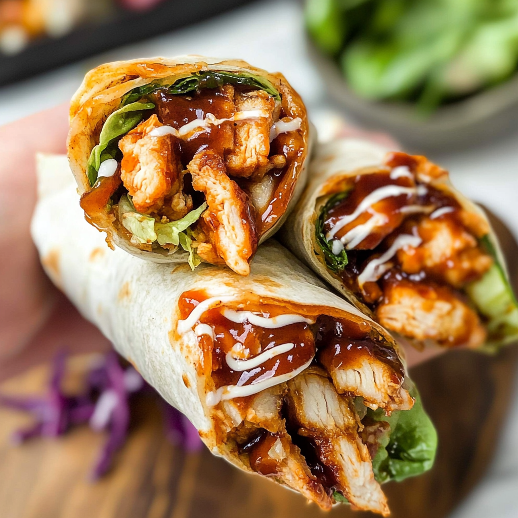bbq chicken wraps