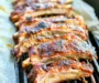 bbq ribs on the grill