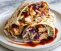 BBQ Chicken Coleslaw Wraps