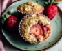 Homemade Paleo Strawberry Rhubarb Muffins