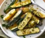 Roasted Zucchini with Garlic