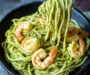 shrimp pesto pasta