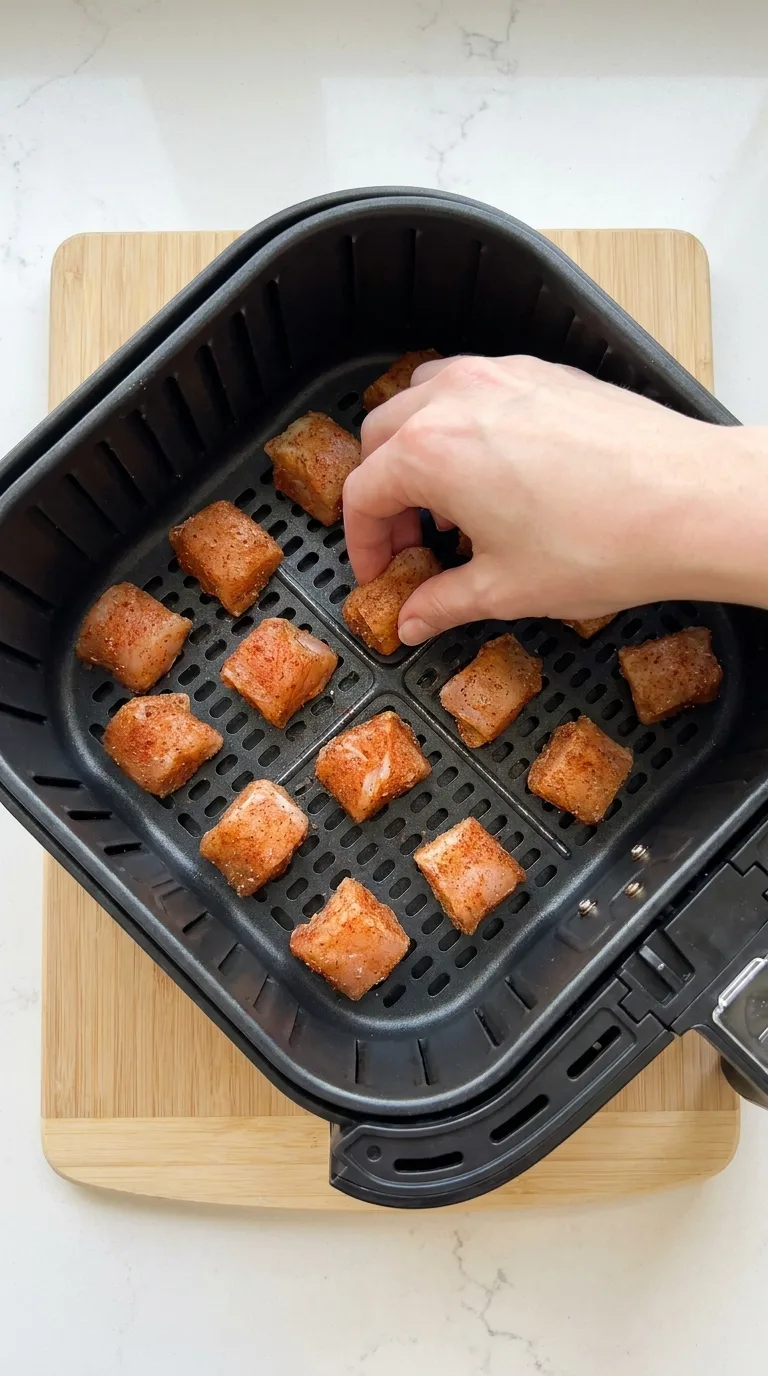 Air Fryer Chicken Bites step 5