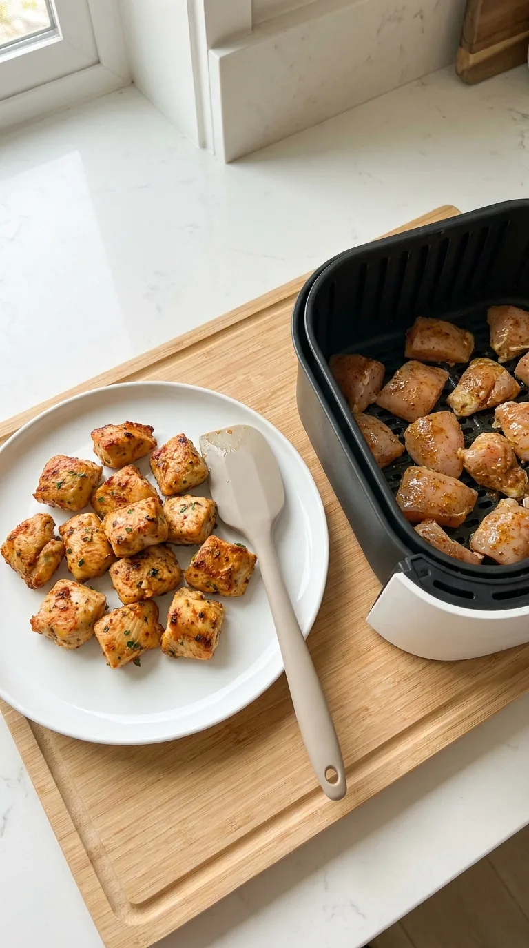 Air Fryer Chicken Bites step 7