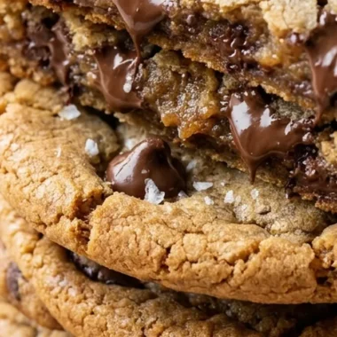 Bakery Style Chocolate Chip Cookies finished recipe