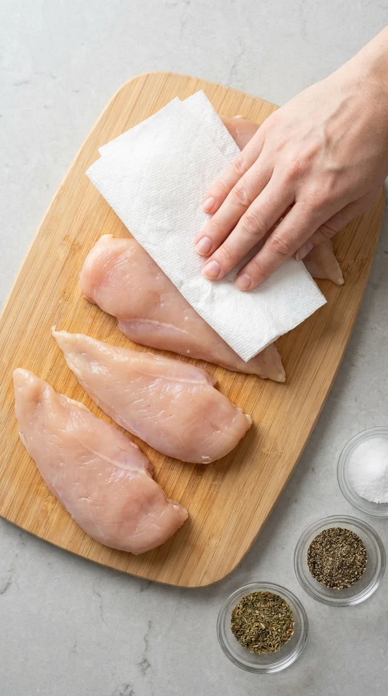 Creamy Chicken Pasta with Garlic Parmesan Sauce step 1