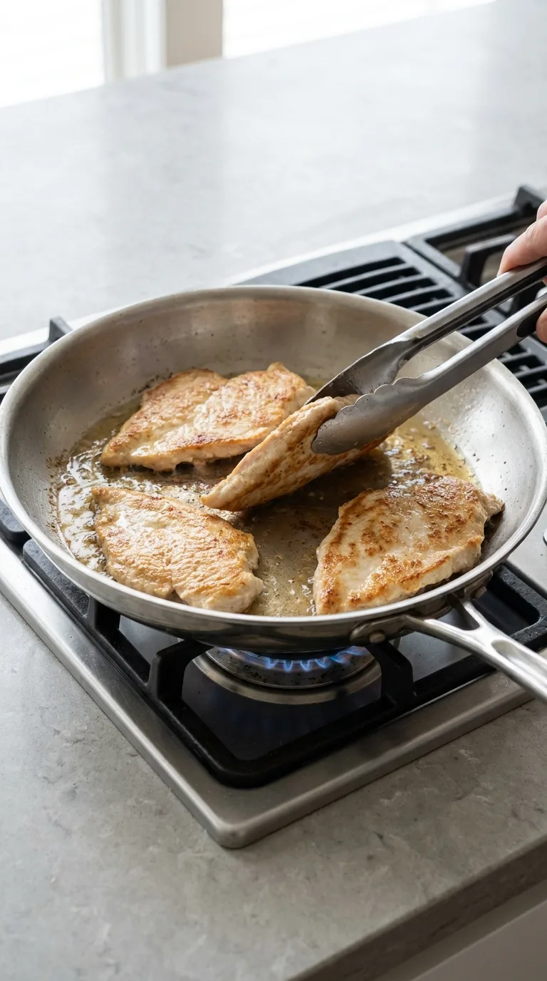 Creamy Chicken Pasta with Garlic Parmesan Sauce step 6