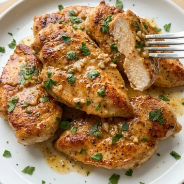 Garlic Butter Chicken finished recipe