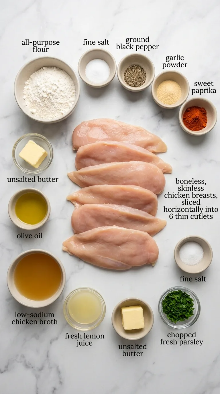 Garlic Butter Chicken ingredients