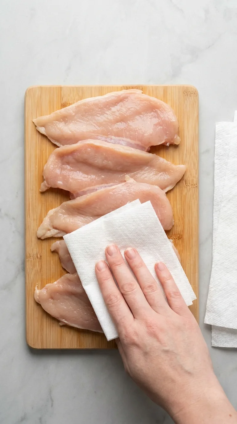 Garlic Parmesan Chicken with Creamy Pan Sauce step 1