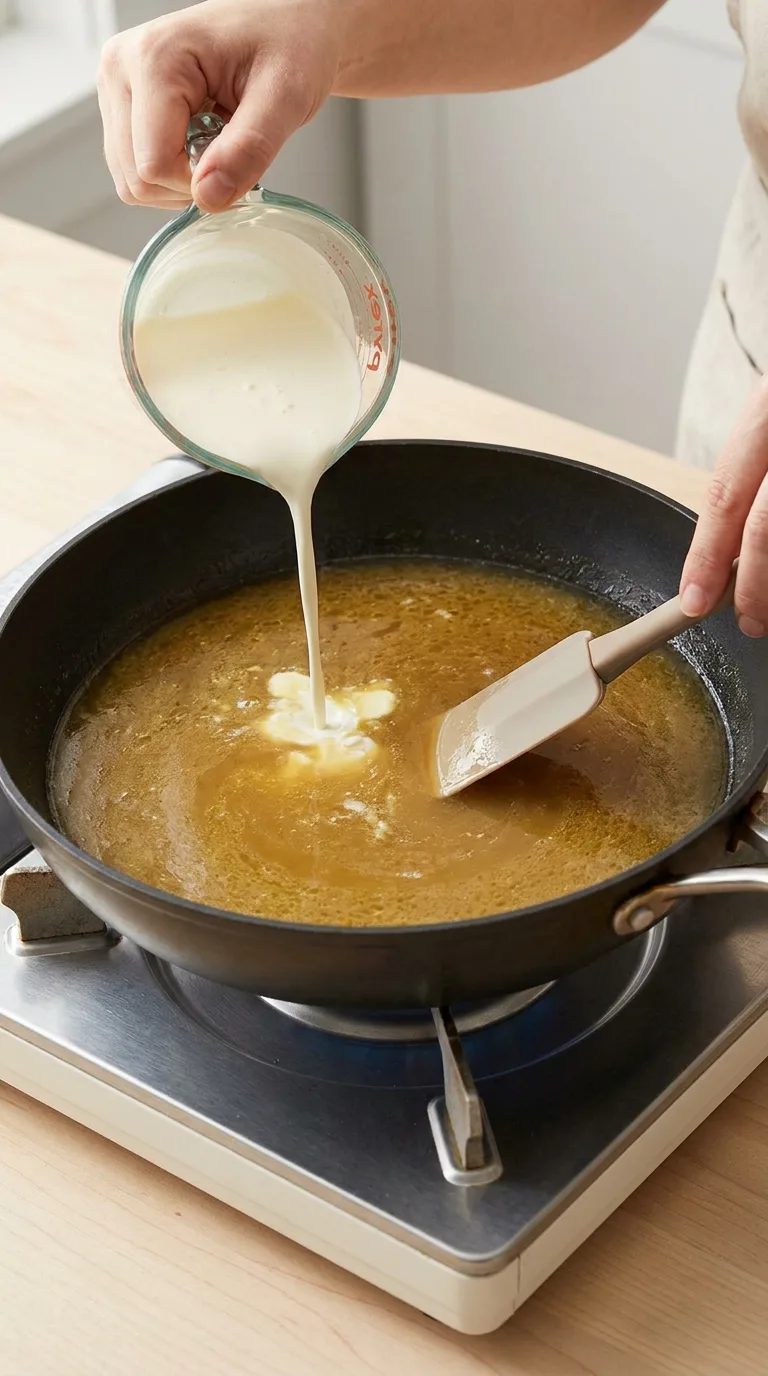Garlic Parmesan Chicken with Creamy Pan Sauce step 10