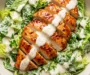 Honey Hot Chicken Salad with Creamy Ranch Dressing