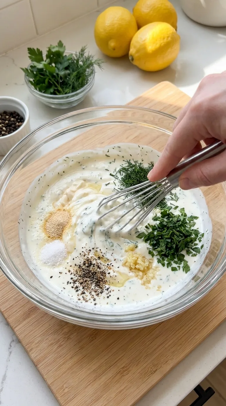 Honey Hot Chicken Salad with Creamy Ranch Dressing step 1