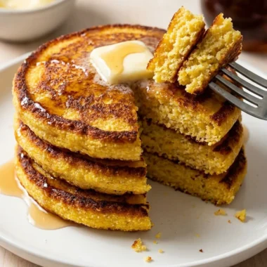 Johnny Cakes with Crisp Cornmeal Edges finished recipe