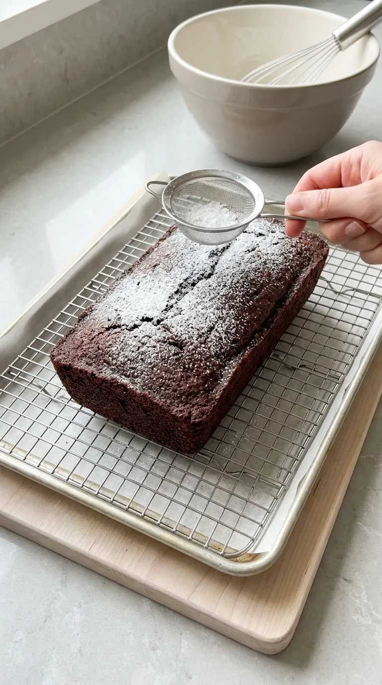 Rich Chocolate Pound Cake step 13