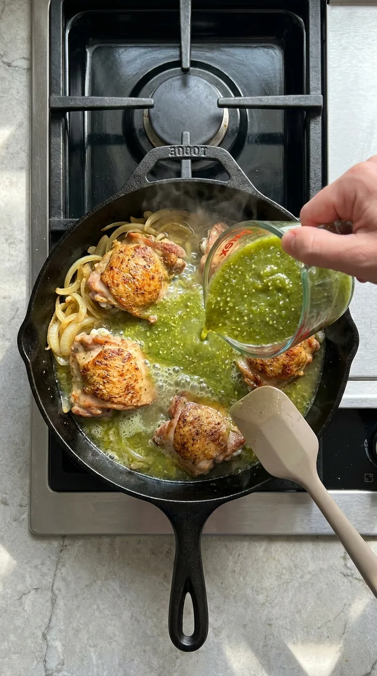 Salsa Verde Chicken step 7