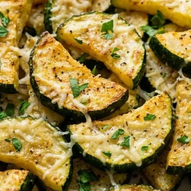 Air Fryer Zucchini finished recipe
