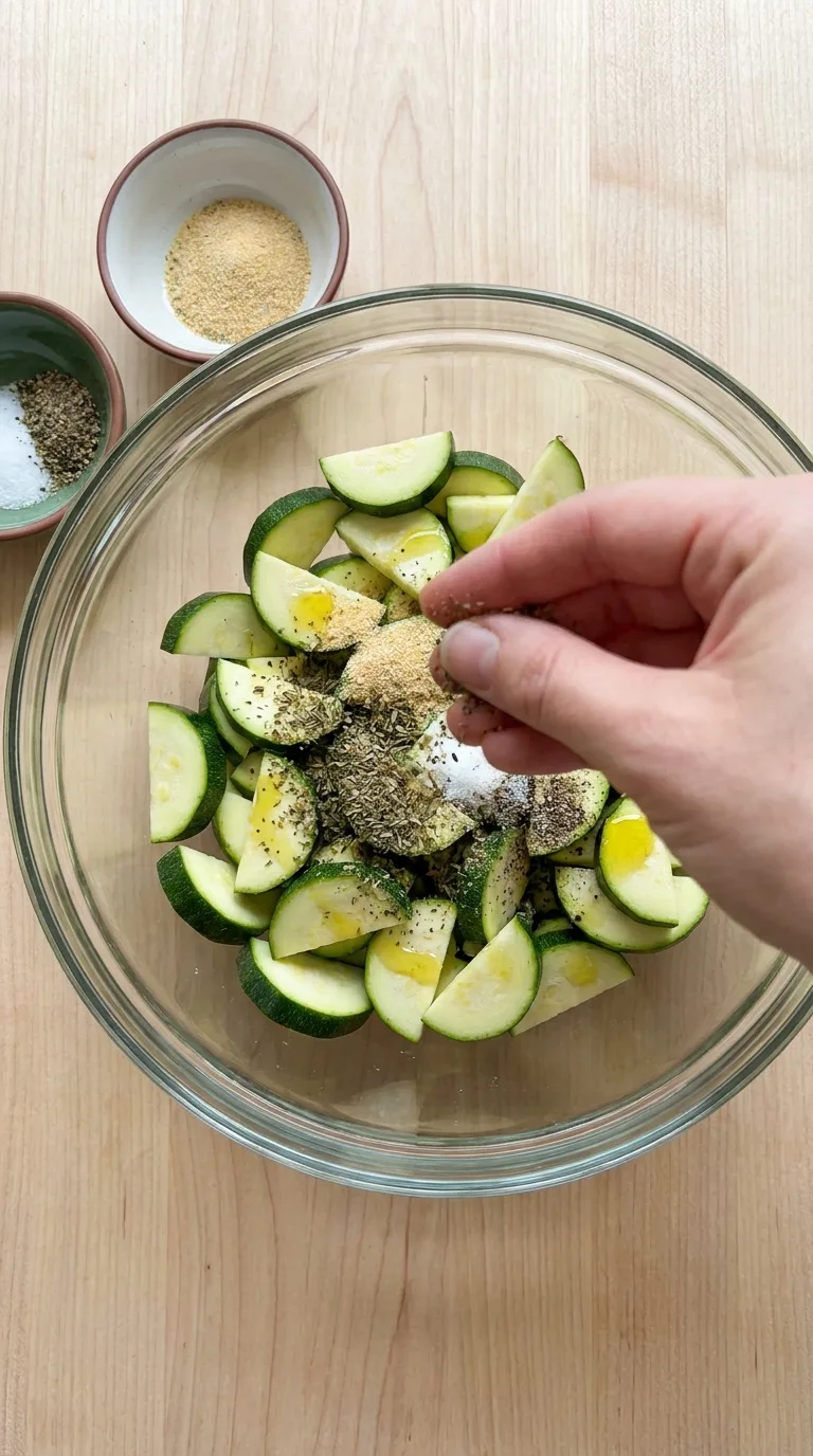 Air Fryer Zucchini step 3