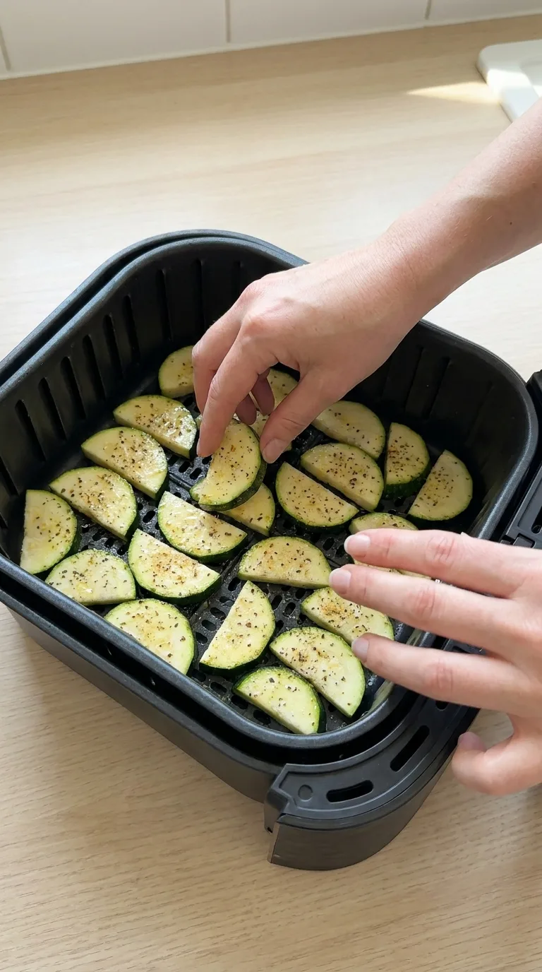 Air Fryer Zucchini step 5