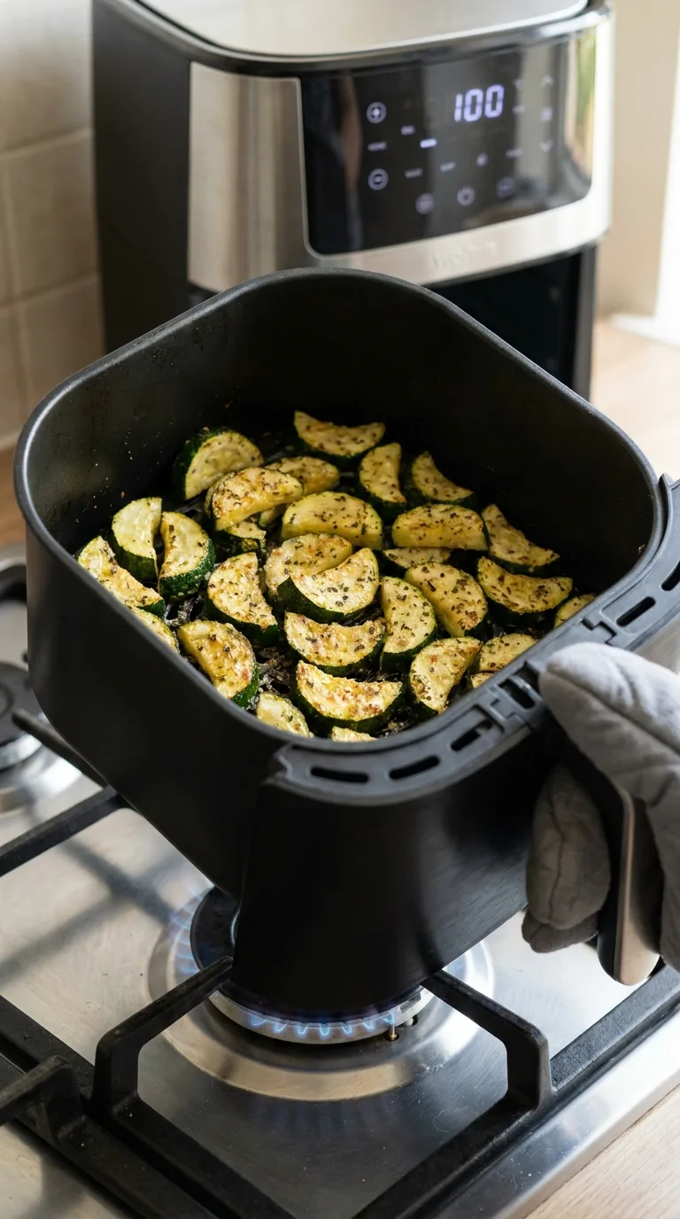 Air Fryer Zucchini step 6