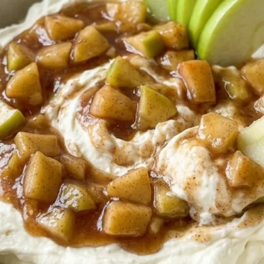Apple Pie Dip finished recipe