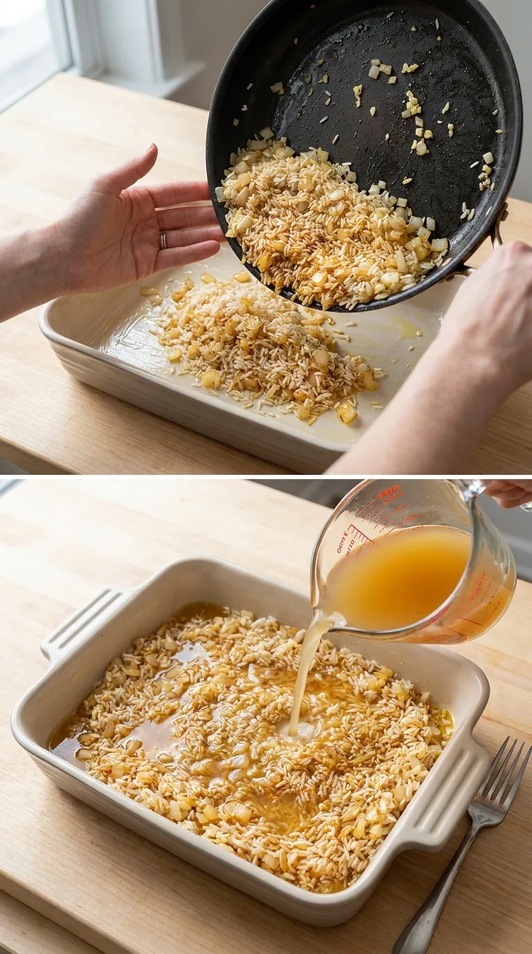 Baked Chicken and Rice step 5