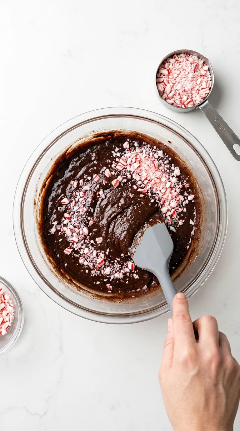 Chocolate Peppermint Brownie Cookies step 6