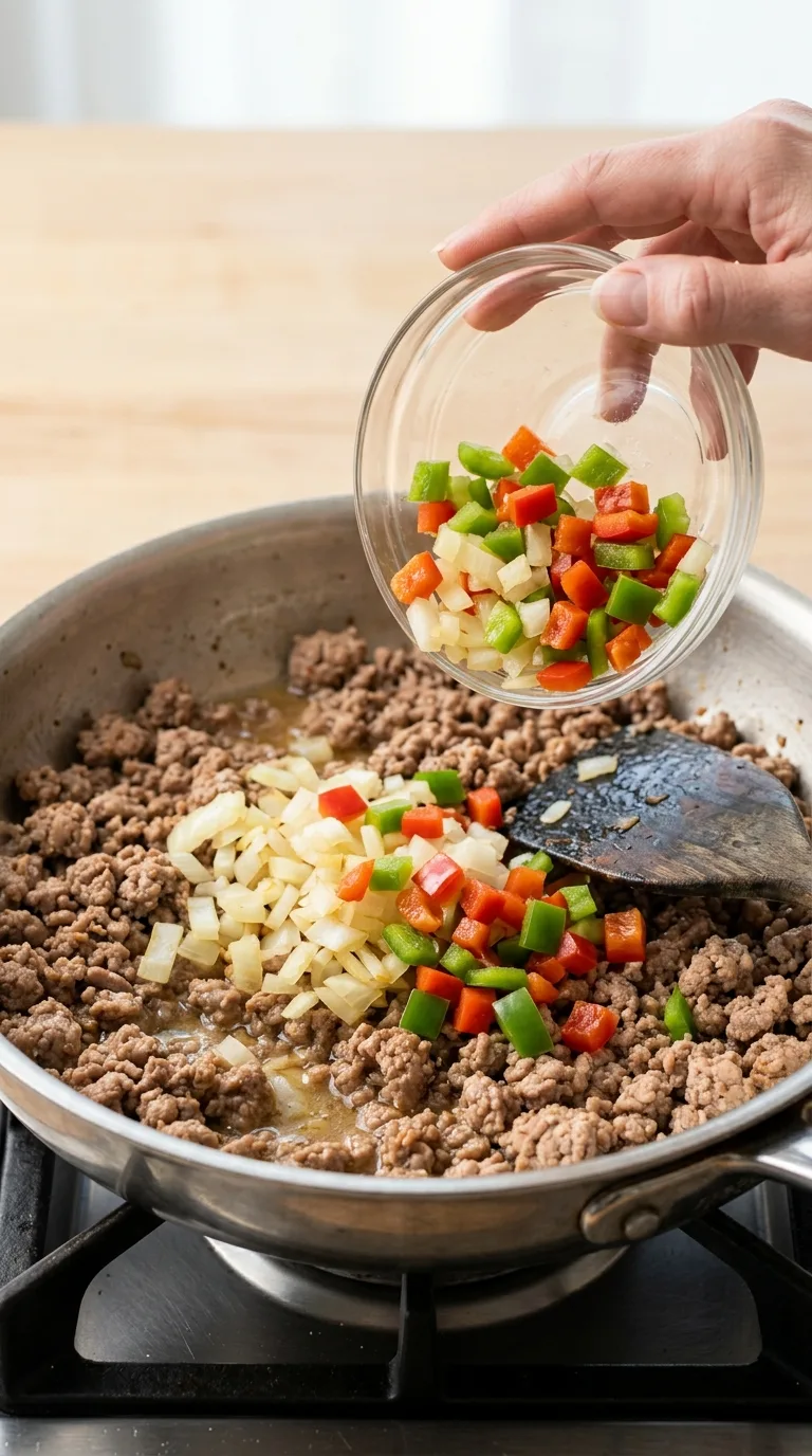 ground turkey sweet potato skillet step 5