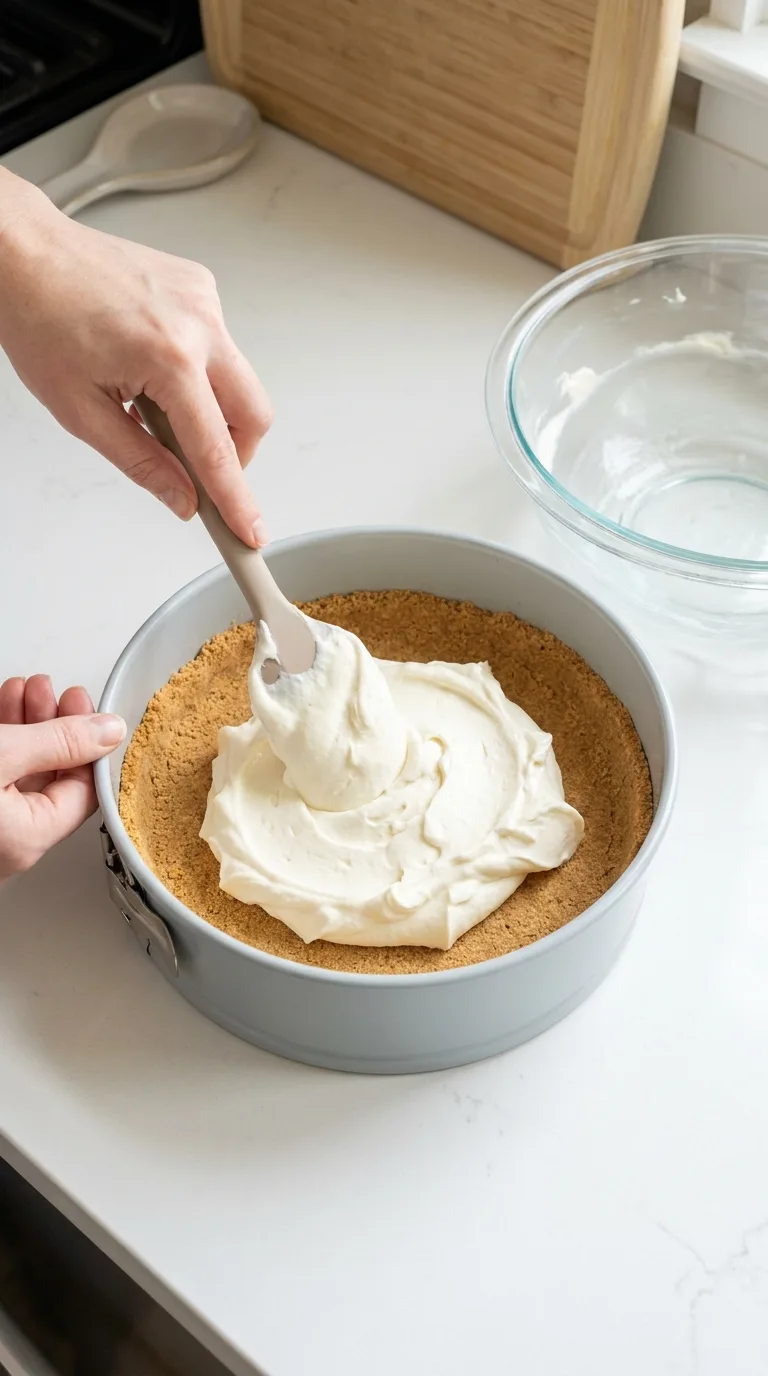 No Bake Cheesecake step 8