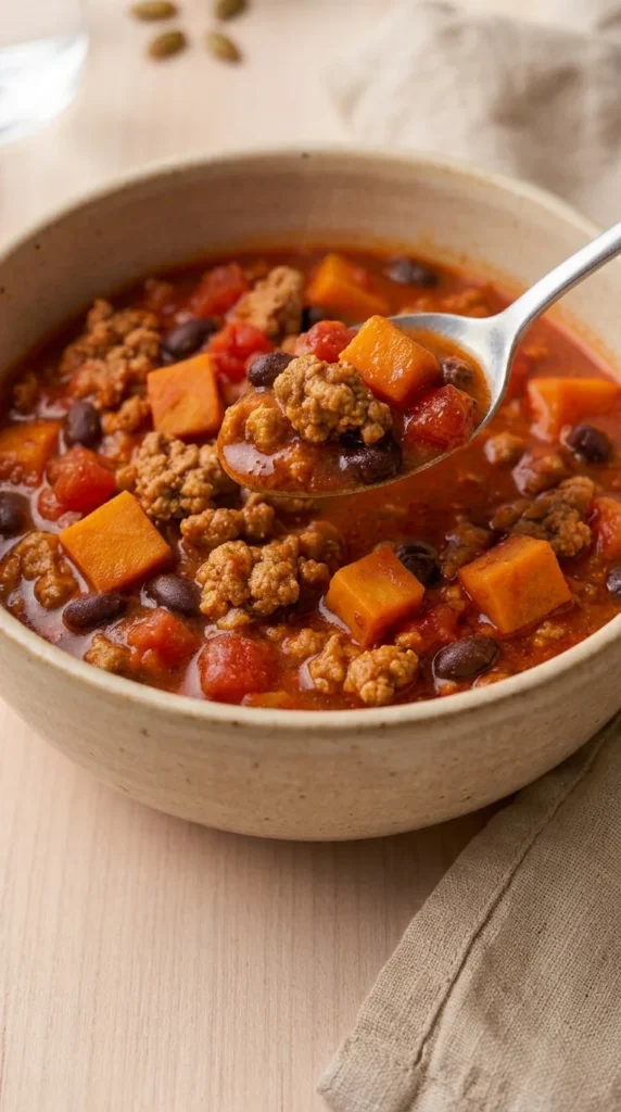 Potato Turkey Chili full finished recipe