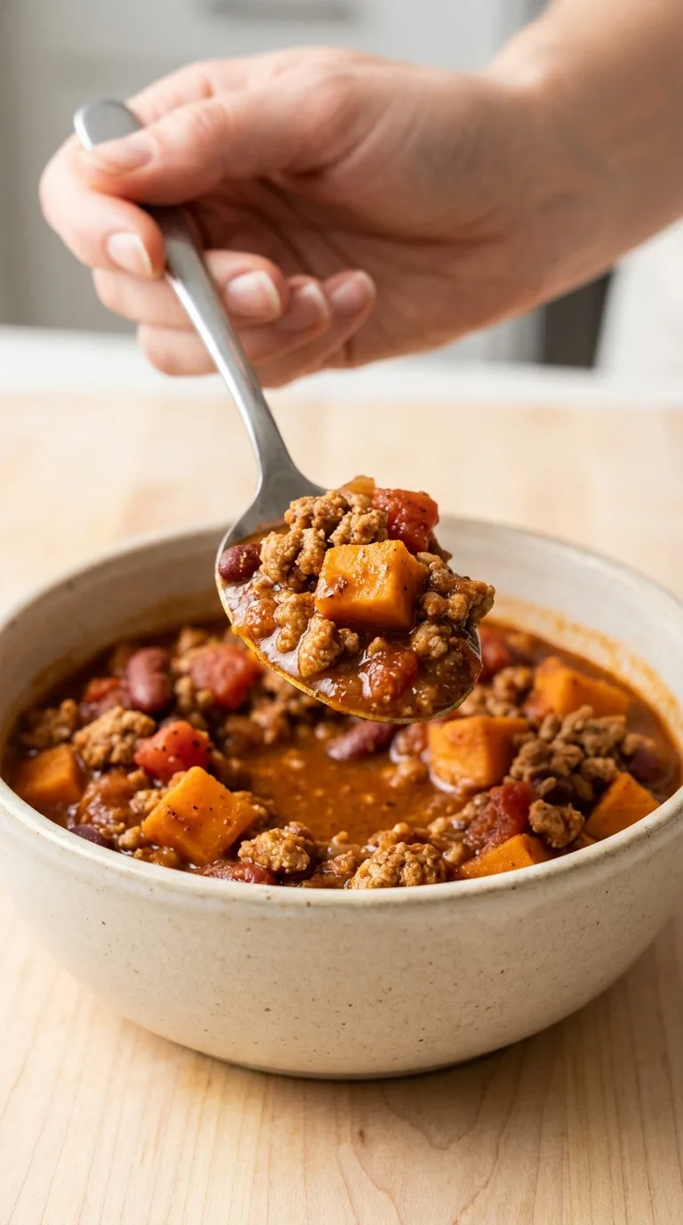 Potato Turkey Chili final dish