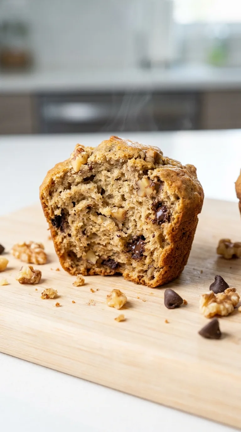 Protein Banana Muffins final dish