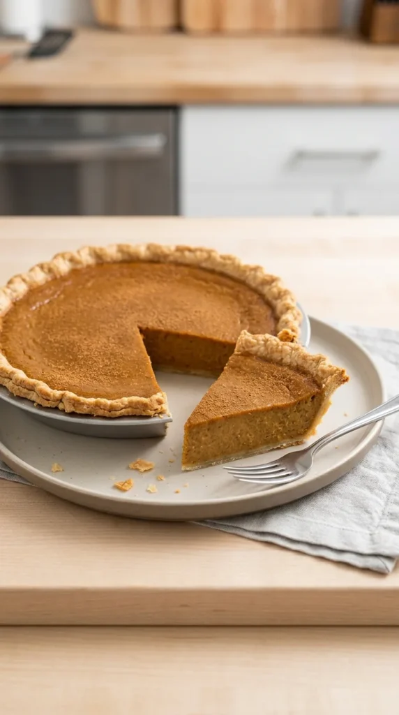 Pumpkin Pie full finished recipe