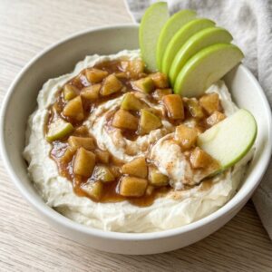 Apple Pie Dip finished recipe