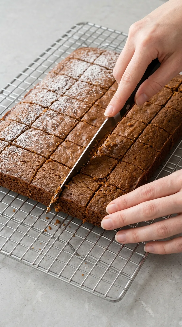 Chewy Gingerbread Bars step 17