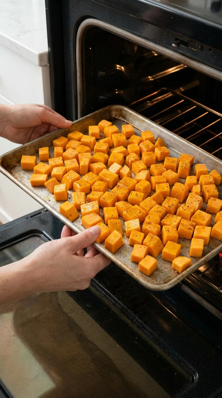Fall Harvest Salad with Roasted Butternut & Apples step 3