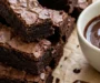 Fudgy Brownie Sticks with Dip