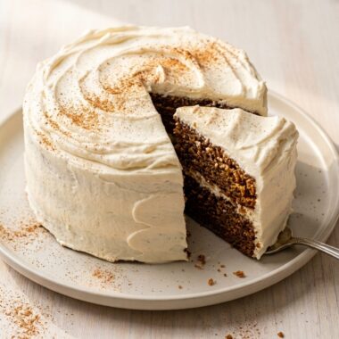 Gingerbread Layer Cake finished recipe