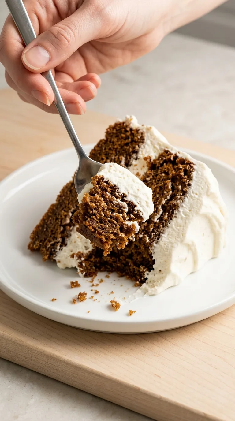 Gingerbread Layer Cake final dish