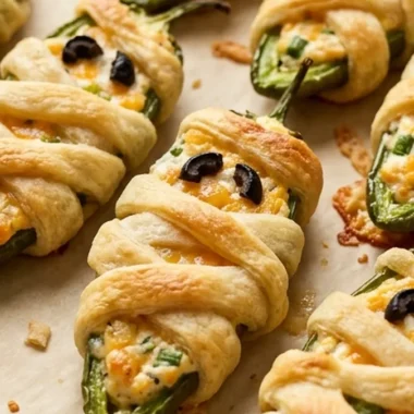 Halloween Jalapeño Popper Mummies finished recipe
