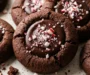 Peppermint Mocha Thumbprint Cookies