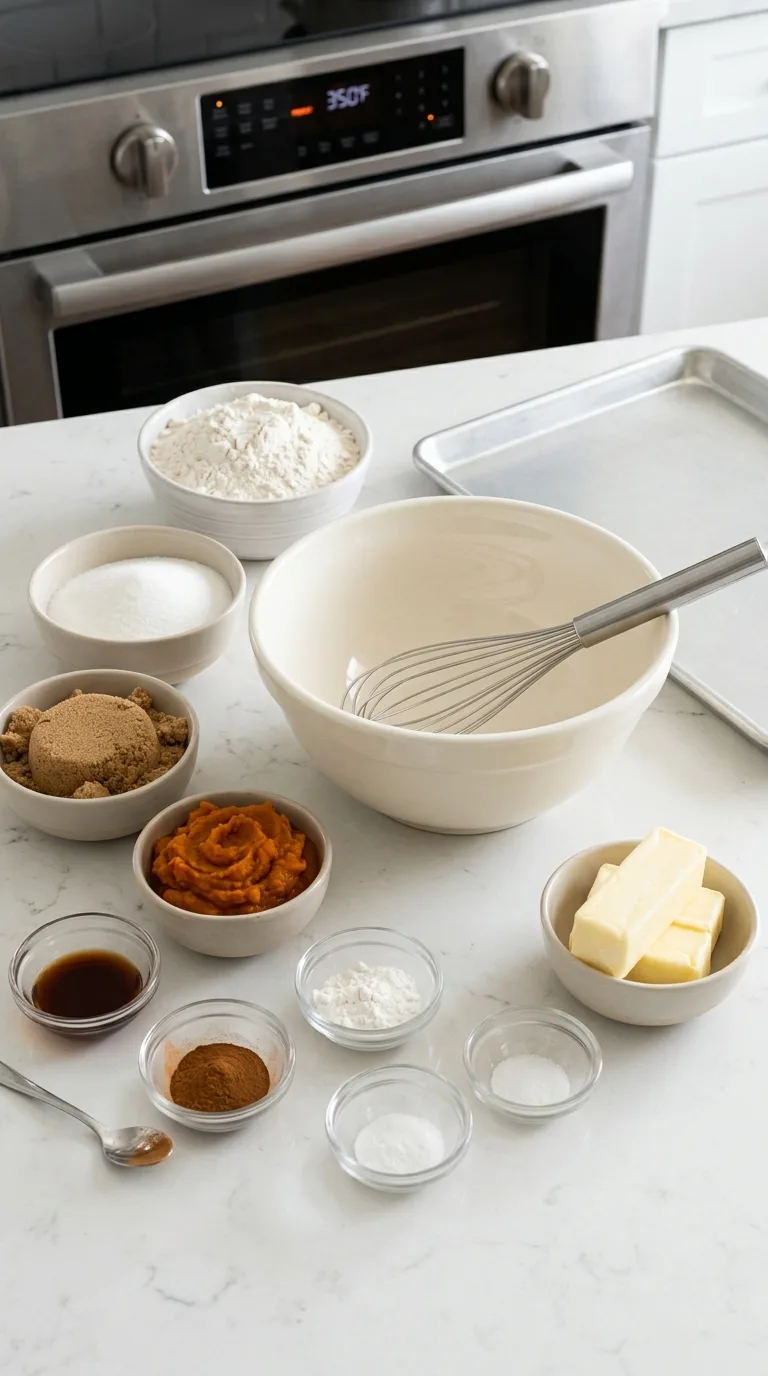 Pumpkin Snickerdoodle Cookies step 1