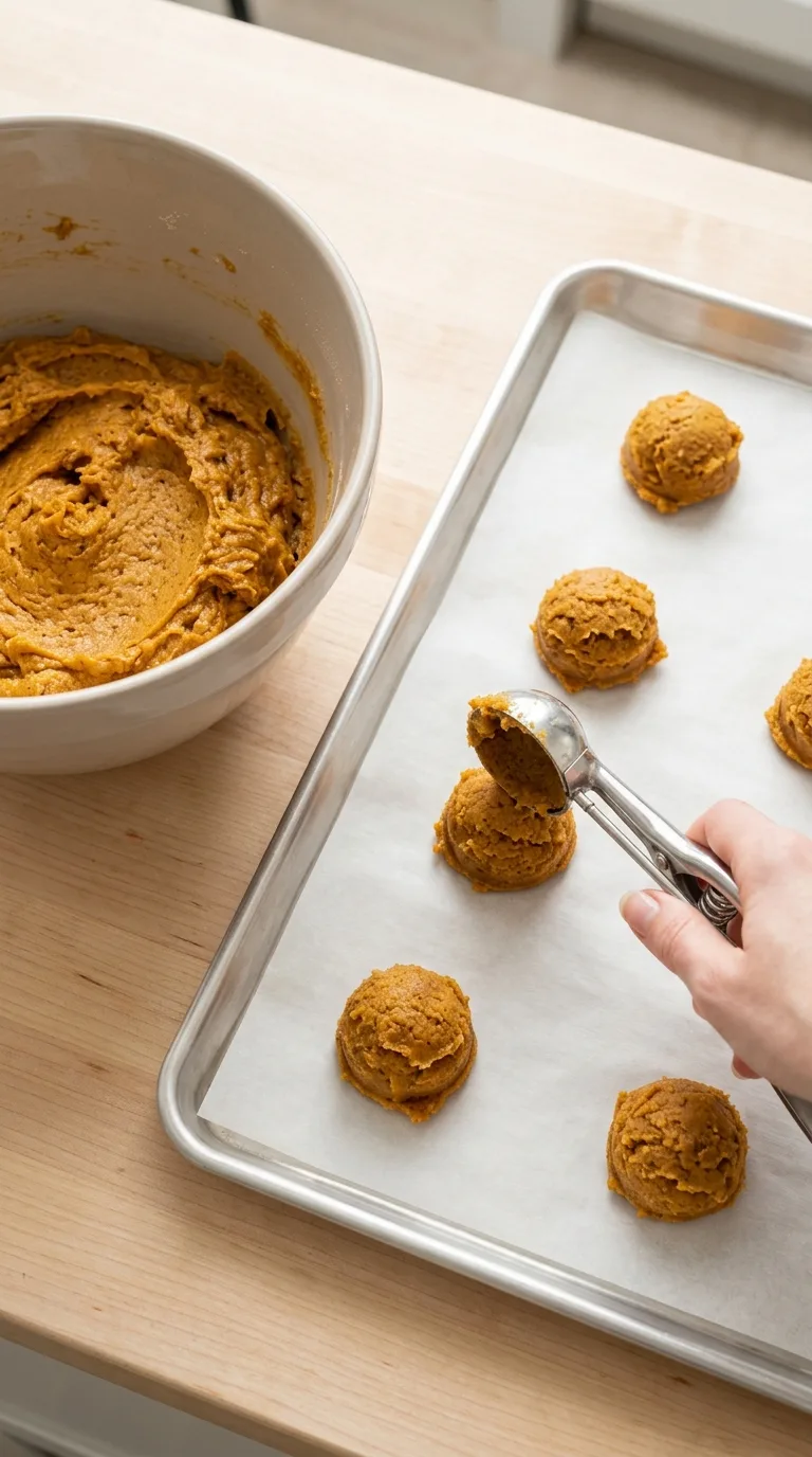 Pumpkin Snickerdoodle Cookies step 6