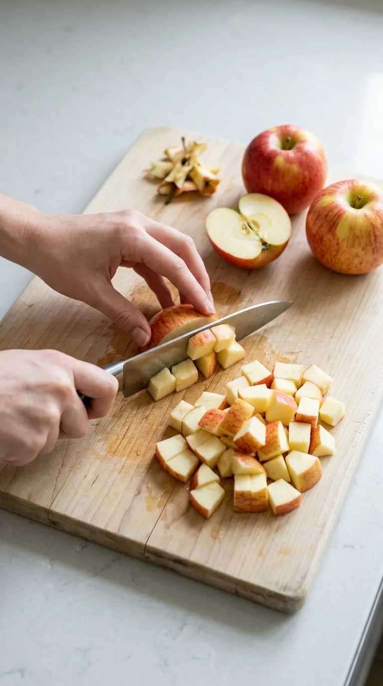 Slow-Cooker Apple Cinnamon Oatmeal step 1