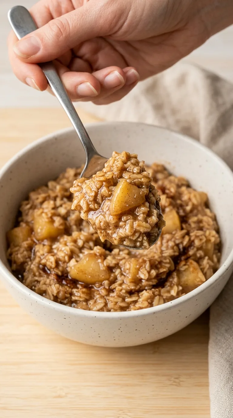 Slow-Cooker Apple Cinnamon Oatmeal final dish