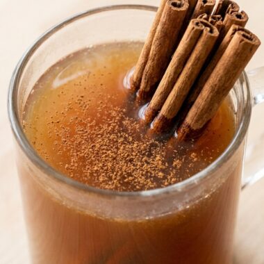 Spiked Hot Apple Cider finished recipe