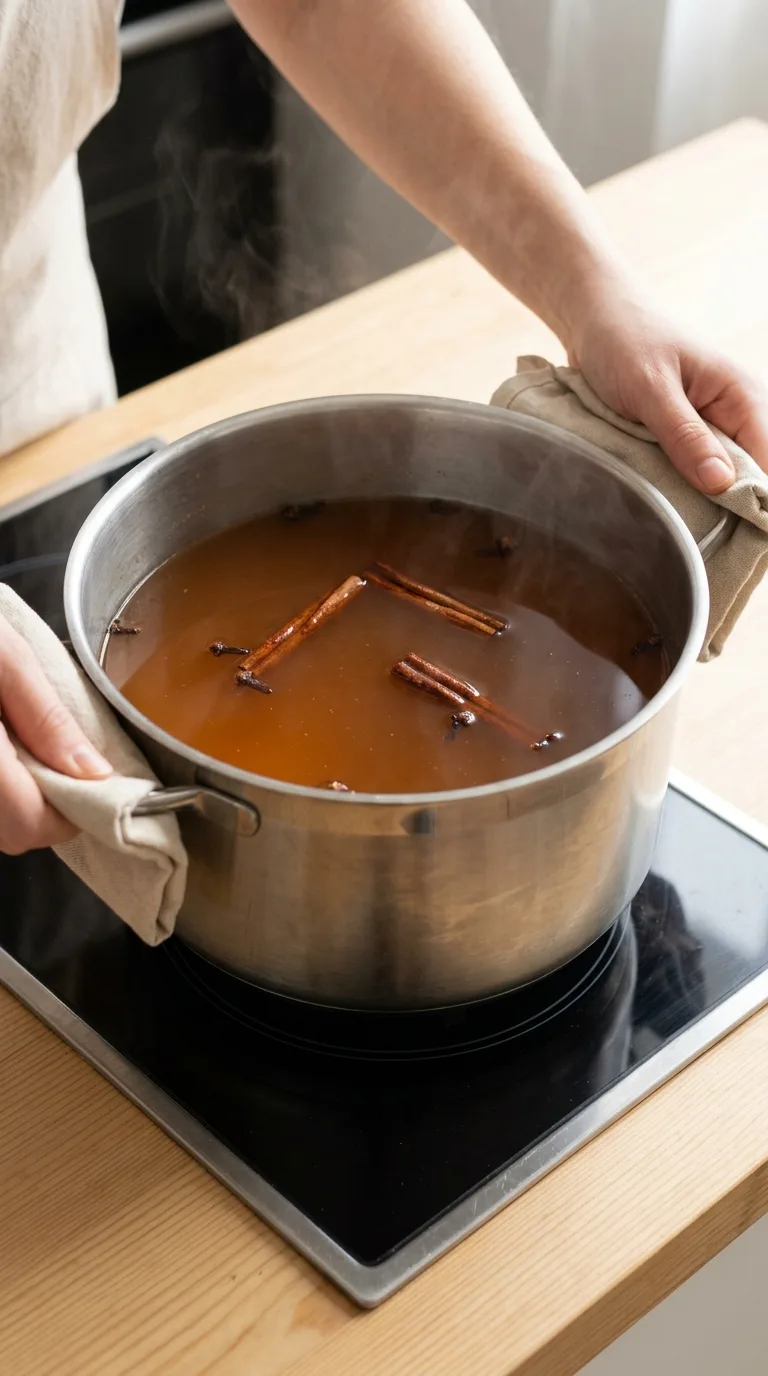 Spiked Hot Apple Cider step 6