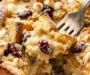 White Chocolate Cranberry Bread Pudding
